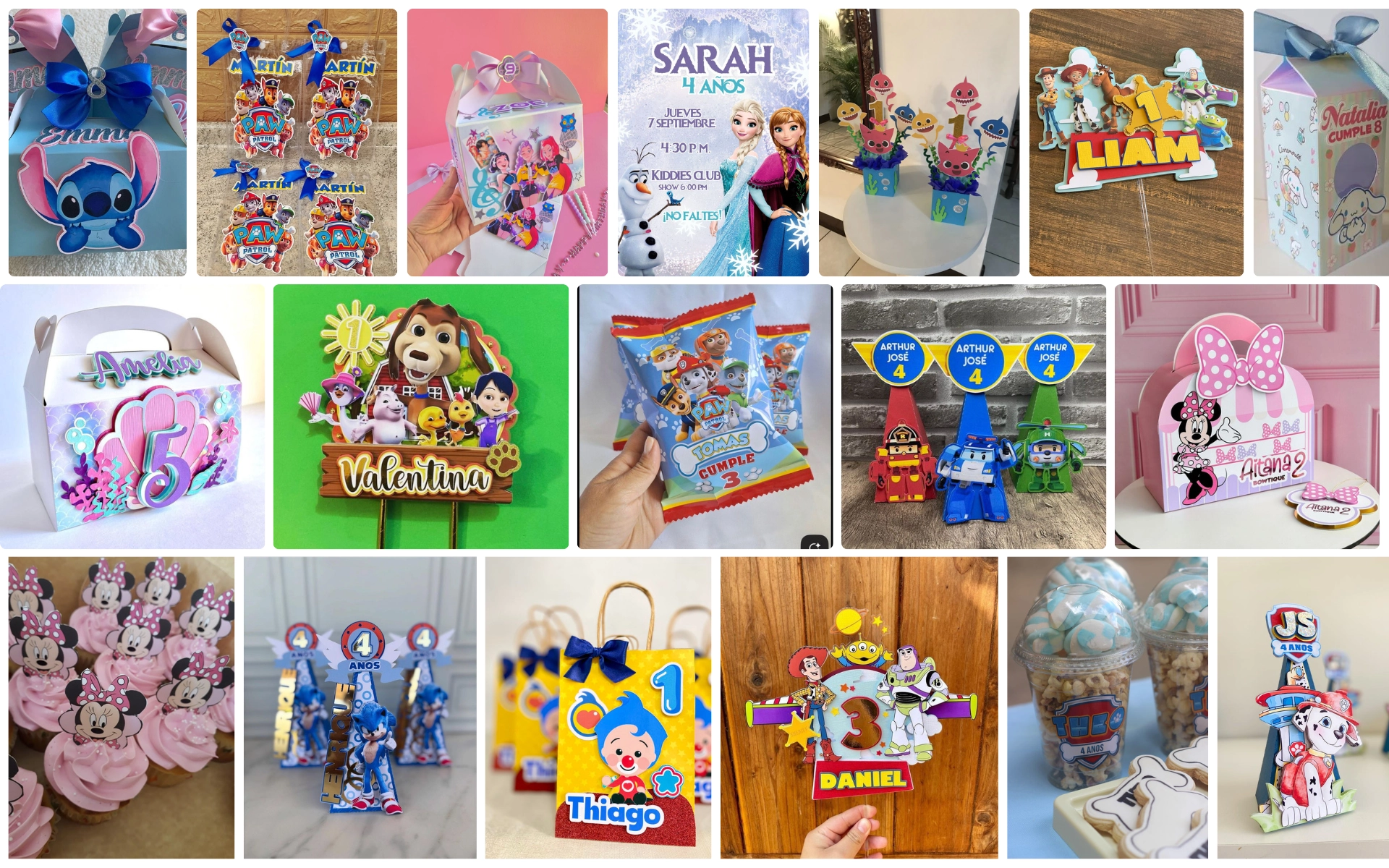 Crea tu fiesta temática y personalizada