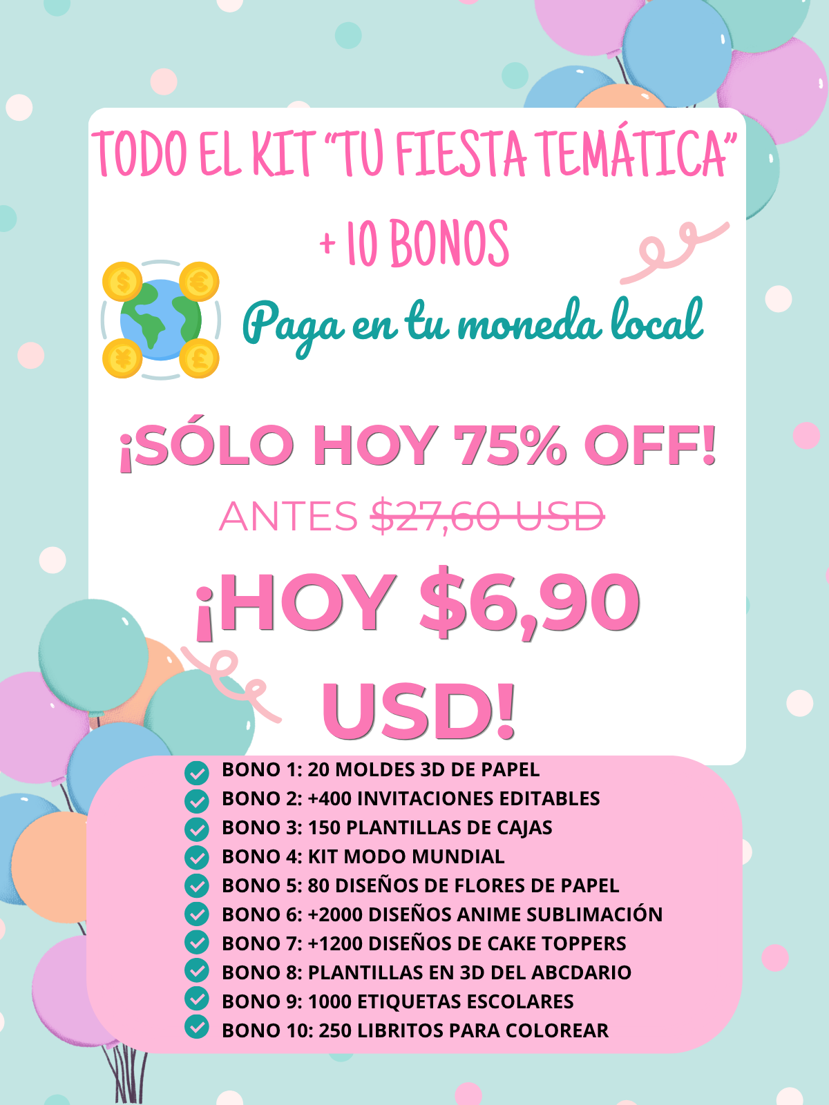 Crea tu fiesta temática y personalizada